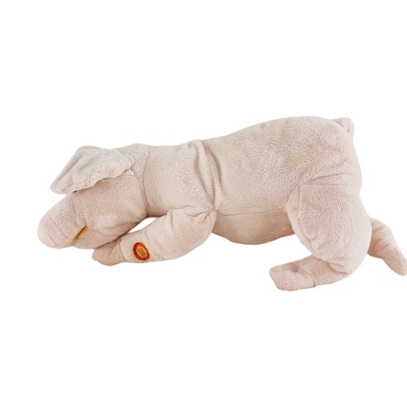 T.L. TOYS HK LTD Sleeping Pink Pig Battery Operated Plush Sound Works Great